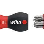 Wiha Magnetic SoftFinish® Stubby Screwdriver with Bit Magazine (PH, PZ) additional 1