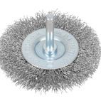 BlueSpot Tools Flat Steel Wire Wheel Brush additional 1