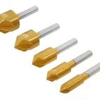 BlueSpot Tools HSS Titanium Countersink Bit Set, 5 Piece additional 1