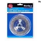 BlueSpot Tools Steel Bevel Wire Cup Brush 115mm M14 X 2 additional 2