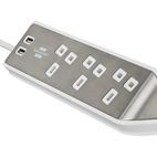 Brennenstuhl estilo Corner Extension Lead additional 6