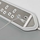 Brennenstuhl estilo Corner Extension Lead additional 8