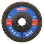 Faithfull Aluminium Oxide Flap Discs additional 10