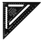 Faithfull Prestige Quick Roofing Square Black Aluminium 180mm (Metric) additional 2