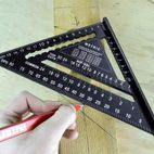 Faithfull Prestige Quick Roofing Square Black Aluminium 180mm (Metric) additional 3