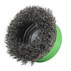 Faithfull X-LOCK Wire Cup Brush 75mm M14x2, 0.30mm Stainless Steel Wire additional 1