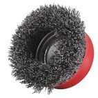 Faithfull X-LOCK Wire Cup Brush 75mm M14x2, 0.30mm Steel Wire additional 2