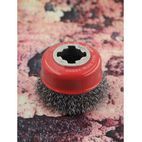 Faithfull X-LOCK Wire Cup Brush 75mm M14x2, 0.30mm Steel Wire additional 4