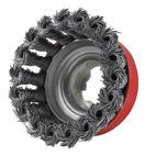 Faithfull X-LOCK Wire Cup Brush Twist Knot 75mm M14x2, 0.50mm Steel Wire additional 2