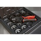 Sealey AK3858COMBO Ratchet Crimping Tool with Jaws and Storage Case additional 2