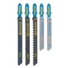 IRWIN® HCS/HSS T-Shank Jigsaw Blade Set, 5 Piece additional 1
