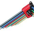 Wiha ErgoStar Colour Hex Ball End L-key Set, 9 Piece additional 1