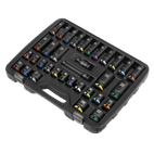 Sealey Impact Socket Set 1/2"Sq Drive 34pc Colour Coded AK5635M additional 5