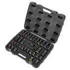 Sealey Impact Socket Set 1/2"Sq Drive 34pc Colour Coded AK5635M additional 2