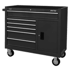 Sealey Rollcab 6 Drawer with Ball Bearing Slides - Black AP4106B additional 2