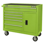 Sealey Rollcab 6 Drawer with Ball Bearing Slides - Green AP4106HV additional 2