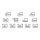 Sealey Router Bit Set 12pc 1/4" Shank AK9912 additional 8