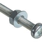 ForgeFix Machine Screws, Pozi, Pan Head, ZP additional 10