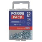 ForgeFix Machine Screws, Pozi, Pan Head, ZP additional 16