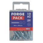 ForgeFix Machine Screws, Pozi, Pan Head, ZP additional 19