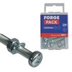 ForgeFix Machine Screws, Pozi, Pan Head, ZP additional 28