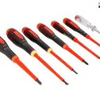 Bahco BE-9887S ERGO™ VDE Insulated Screwdriver Set, 7 Piece additional 2