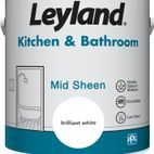 Leyland Kitchen &amp; Bathroom Mid Sheen 2.5L additional 2