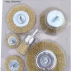 Hilka 6 pce Wire Brush Set for Drills additional 1