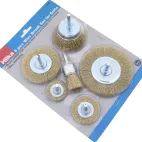 Hilka 6 pce Wire Brush Set for Drills additional 2