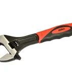Hilka 8" (200mm) Soft Grip Wide Jaw (30mm) Adjustable Wrench additional 1