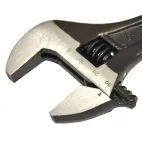 Hilka 8" (200mm) Soft Grip Wide Jaw (30mm) Adjustable Wrench additional 3