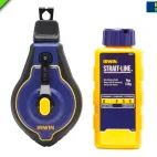 IRWIN® STRAIT-LINE® Speedline Pro Chalk Reel Set 30m additional 1