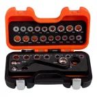Bahco S Type Ratchet Ring Wrench &amp; Adaptor Set, 29 Piece additional 1