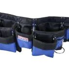 Faithfull Double Tool &amp; Nail Pouch 2100D Nylon additional 1