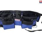 Faithfull Double Tool &amp; Nail Pouch 2100D Nylon additional 2