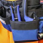 Faithfull Double Tool &amp; Nail Pouch 2100D Nylon additional 3