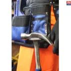 Faithfull Double Tool &amp; Nail Pouch 2100D Nylon additional 4