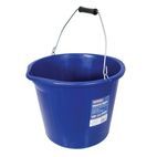 Faithfull Builder's Industrial Bucket 14 litre (3 gallon) - Blue additional 1