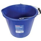 Faithfull Builder's Industrial Bucket 14 litre (3 gallon) - Blue additional 4