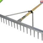 Faithfull Aluminium Landscape Rake Wooden Handle FSC 100% additional 1