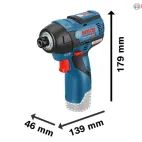 Bosch GDR 12V-110 Professional 1/4in Impact Driver 12V Bare Unit additional 2