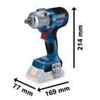 Bosch GDS 18V-450 HC Professional 1/2in Impact Wrench 18V Bare Unit additional 2