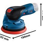 Bosch GEX 12V-125 Professional Random Orbital Sander 12V Bare Unit additional 2