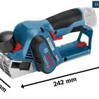 Bosch GHO 12V-20 Professional Planer additional 3