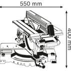 Bosch GTM 12 JL Professional Combination Saw 1800W 240V additional 2