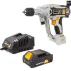 Batavia MAXXPACK Twin Drill &amp; Screwdriver 18V 1 x 2.0Ah Li-ion additional 2