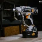 Batavia MAXXPACK Twin Drill &amp; Screwdriver 18V 1 x 2.0Ah Li-ion additional 7