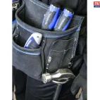 Faithfull Double Tool &amp; Nail Pouch additional 4