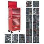 Sealey SPTCOMBO1 Tool Chest Combination 14 Drawer with Ball Bearing Slides - Red &amp; 1179pc Tool Kit additional 4