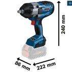 Bosch GDS 18V-1000 Pro BITURBO Impact Wrench additional 2
